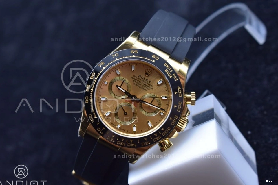 on Rubber Best SA4130 Strap 1:1 Dial Lume Daytona Oysterflex Edition YG 116518 BTF 0422